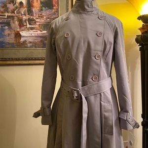 Long Double Breast Ladies Trench Coat